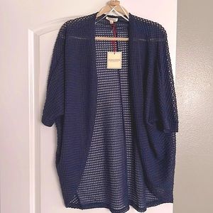NEW Womens  navy blue cardigan